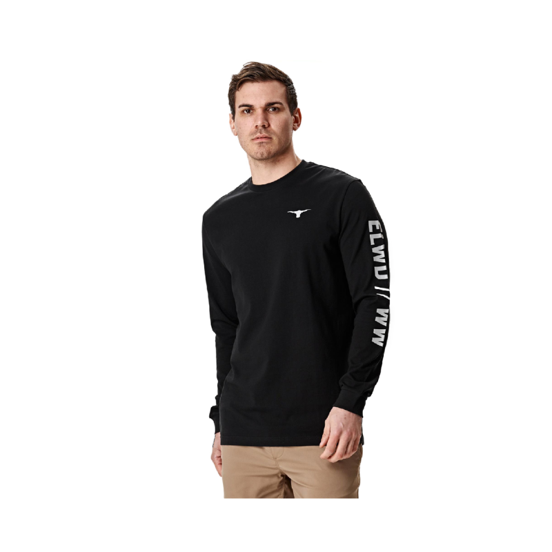 Elwood Mens Workwear Work Long Sleeve Tee Casual Comfort T Shirts EWD831-Collins Clothing Co