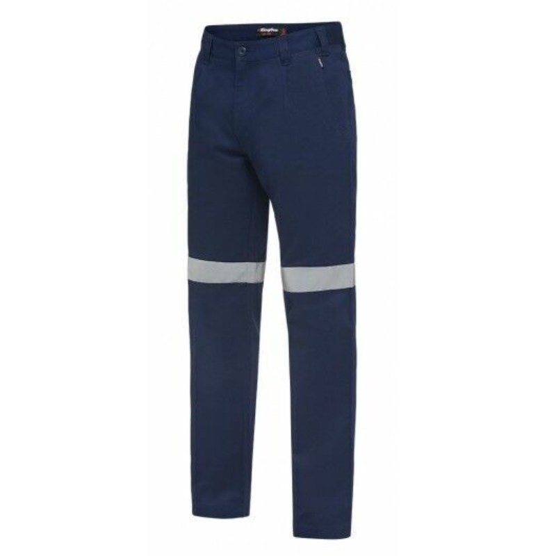 Clearance! KingGee Reflective Drill Pants Reinforced Stitching Safety K53020-Collins Clothing Co