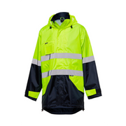KingGee Lightweight Spray Jacket Waterproof All Season Safety Hi-Vis K55200-Collins Clothing Co