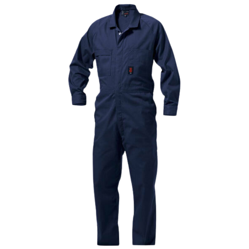 KingGee Mens Polycotton Combo Overall Coverall Work Safety Nickel Stud K01190