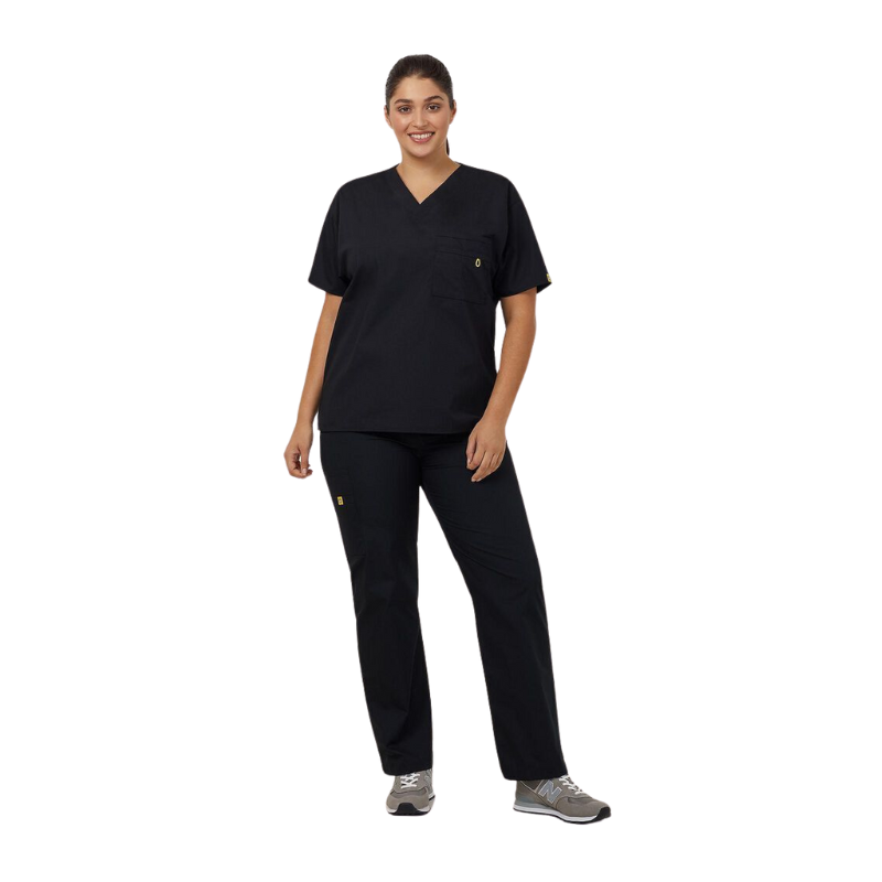 NNT Unisex Wonderwink 4 Pack Origins Pocket V Neck Scrub Top Alpha CATRE4-Collins Clothing Co