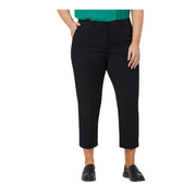 NNT Womens Crepe Stretch Straight Leg High Classic Waist Cropped Pant CAT3YC-Collins Clothing Co