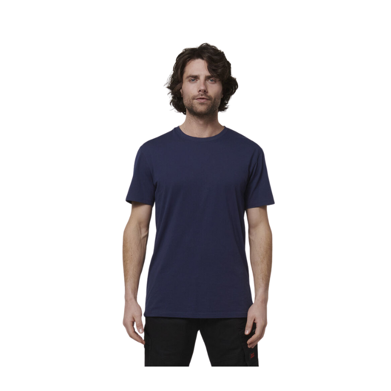 Hard Yakka Mens Cotton Breathable Crew Neck Short Sleeve Core Tee Y19251-Collins Clothing Co