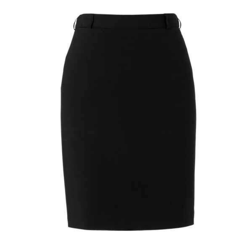 NNT Womens Business Stretch Twill Mid Length Pencil Skirt Formal Contour CAT29W-Collins Clothing Co