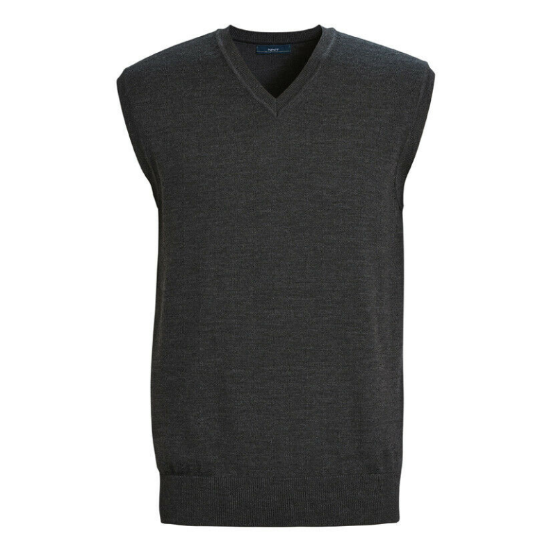 NNT Mens Rich Wool Knit Jacket V-Neck Winter Warm Comfort Sleeveless Vest CATE2A-Collins Clothing Co