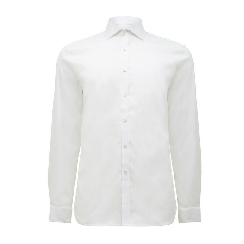 NNT Men Business Shirt Long Sleeve Honeycomb Shirting Formal Cotton Shirt CATJ6E-Collins Clothing Co