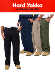 Hard Yakka Edge Ripstop Stretch Work Pant Durable Cargo Pants Y02014