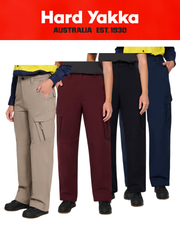 Hard Yakka Womens Edge Ripstop Stretch Work Pant Cargo Pants Y08150