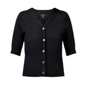 NNT Womens Wool Rich SS Rib Trim Cardigan V Neck Button Shirt CAT5CK-Collins Clothing Co
