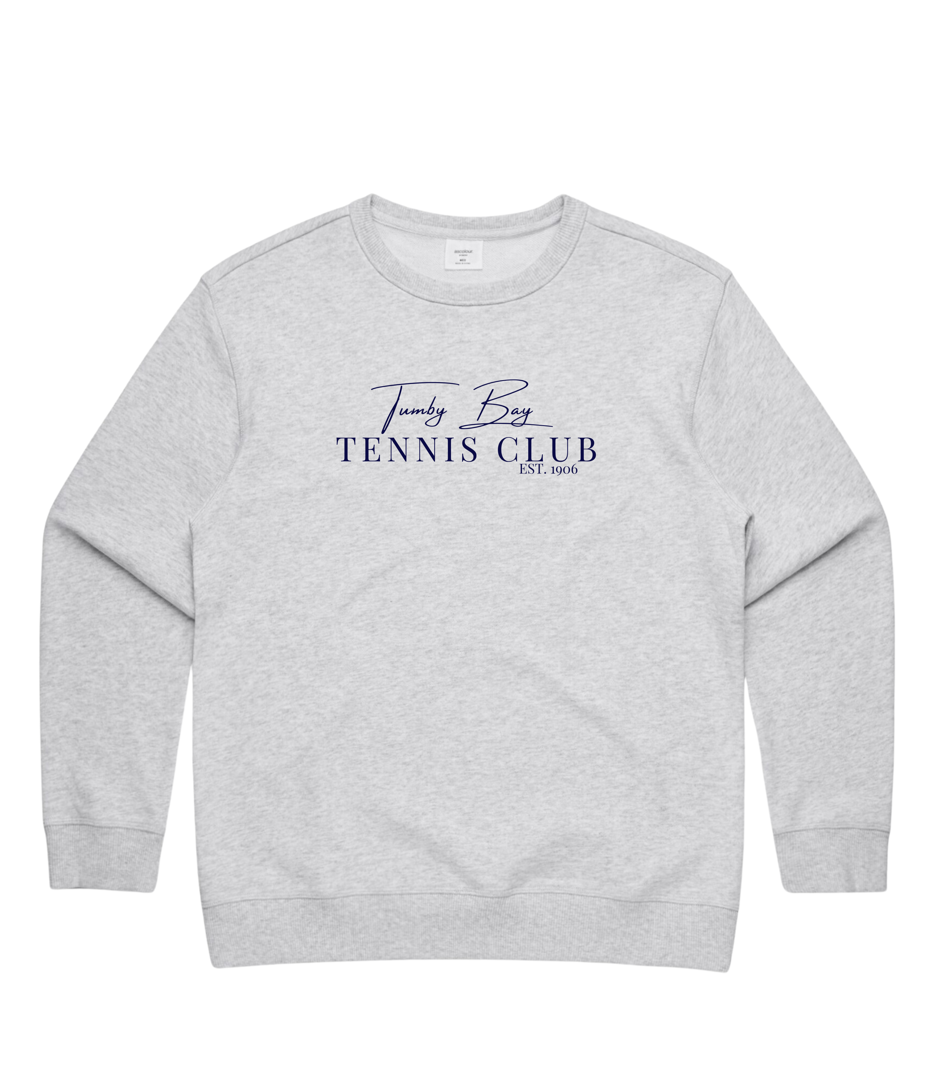 Tumby Bay Tennis Club Womens Premium Crew Embroidered Logo 4121-Collins Clothing Co