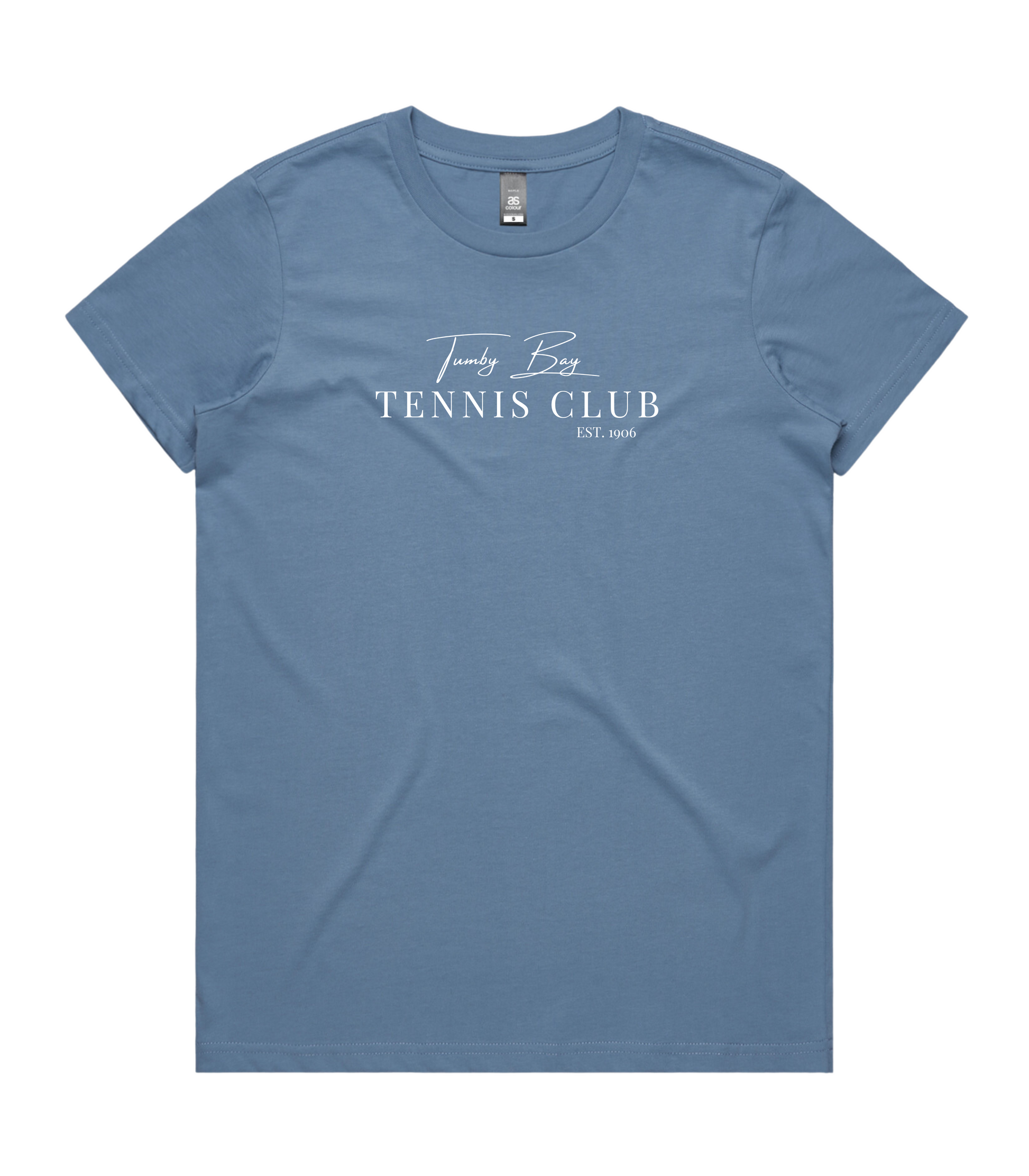 Tumby Bay Tennis Club Womens Maple Tee 4001-Collins Clothing Co