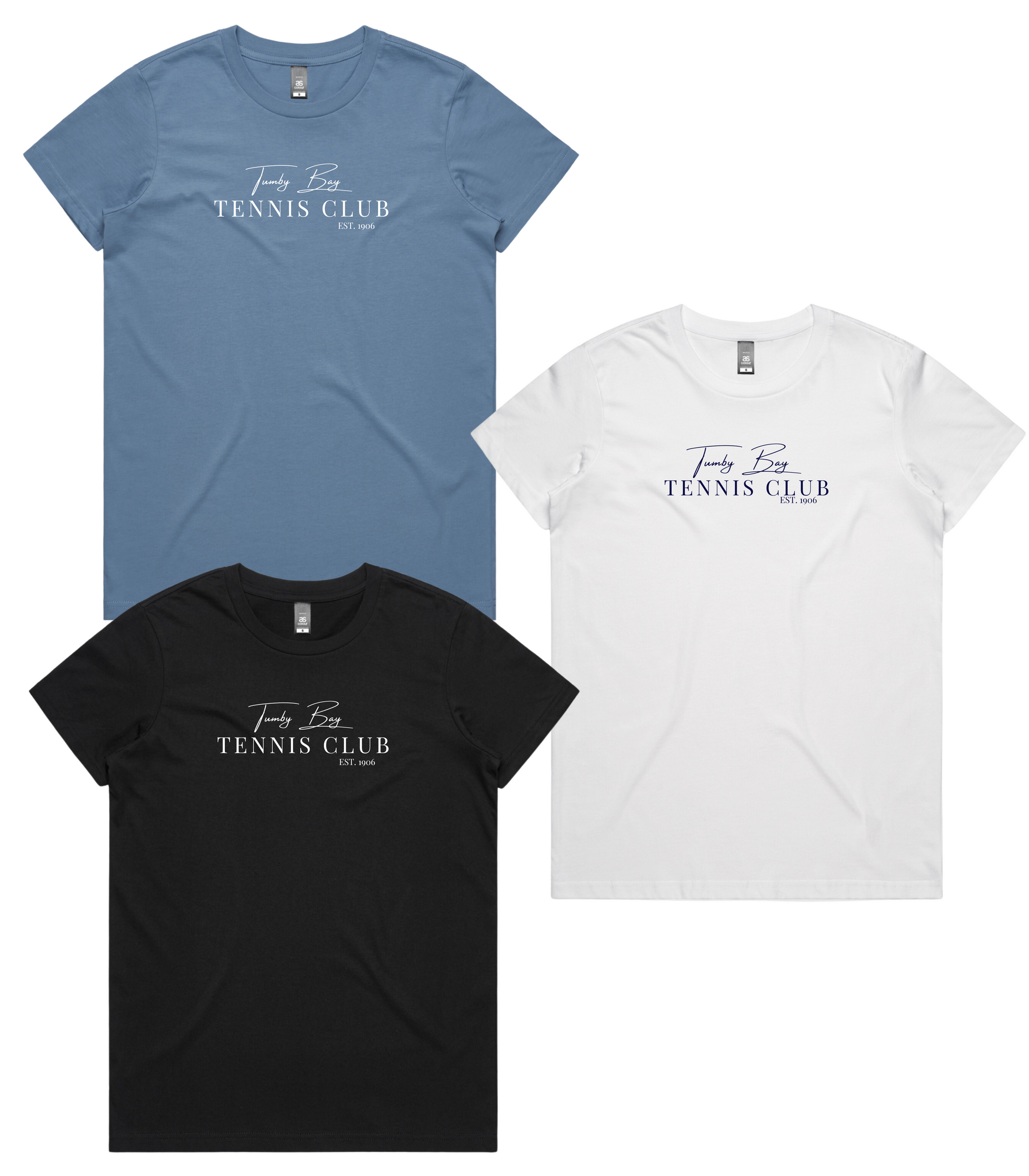 Tumby Bay Tennis Club Womens Maple Tee 4001-Collins Clothing Co