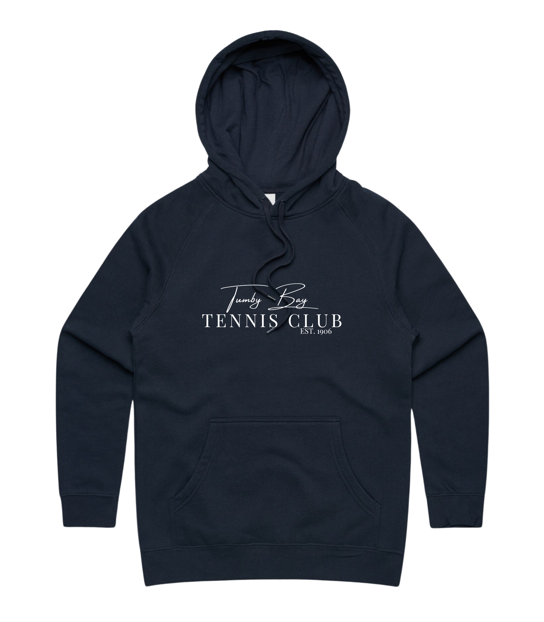 Tumby Bay Tennis Club Womens Hood Embroidered Logo 4101-Collins Clothing Co