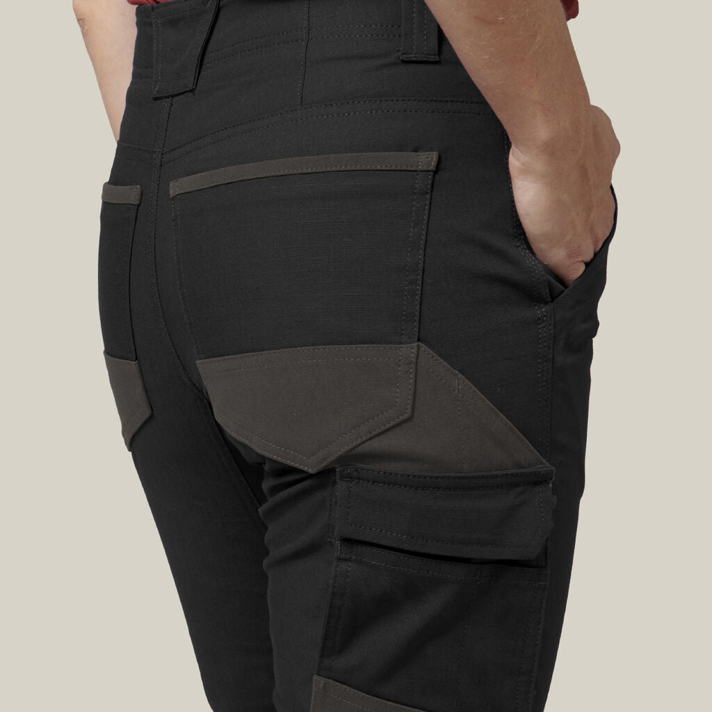 SUPER SALE! Hard Yakka Womens Raptor Long Pants Safety FREE Stretch Belt Y08382