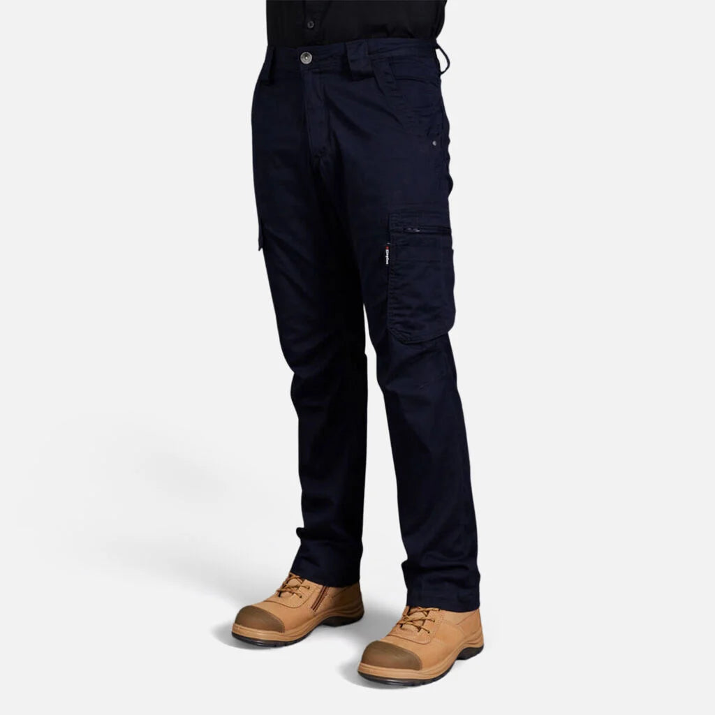 Mens KingGee Narrow Fit Tradie Pants Summer Lightweight Cool Cotton Drill K13290
