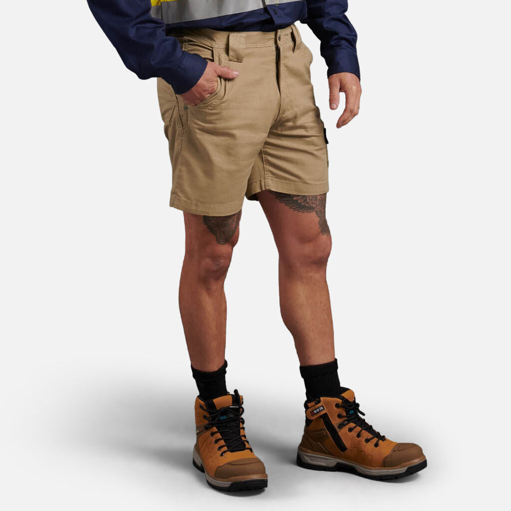 KingGee Mens Tradie Summer Short Shorts Workwear Narrow Fit Comfort K17330