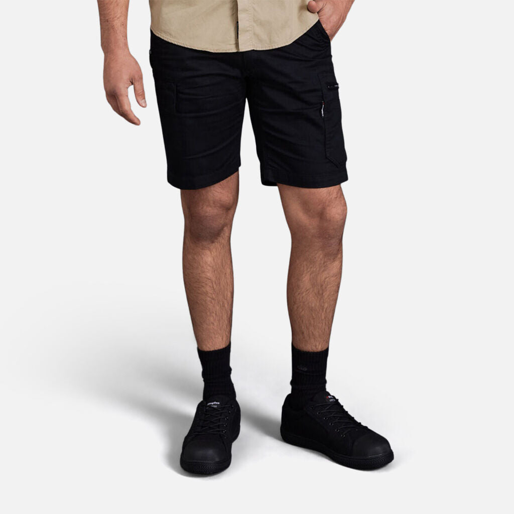 KingGee Mens Tradie Summer Cargo Shorts Narrow Fit Comfy Cotton Workwear K17340