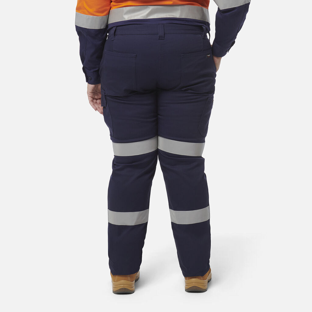 KingGee Womens Stretch Bio Motion Pant Reflective Safety Work Pants Comfy K43010