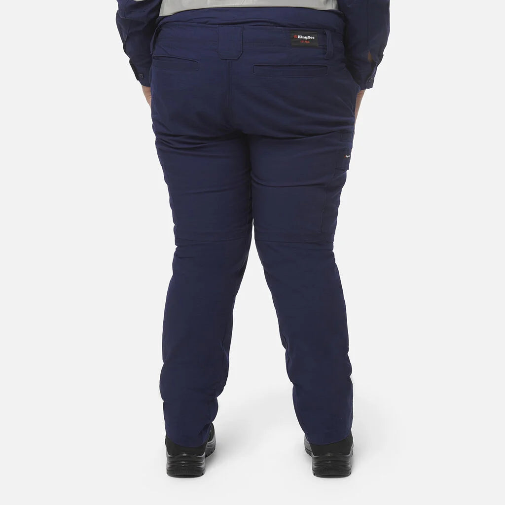 SUPER SALE! KIngGee Womens Workcool Cargo Work Pants FREE Stretch Belt K43012