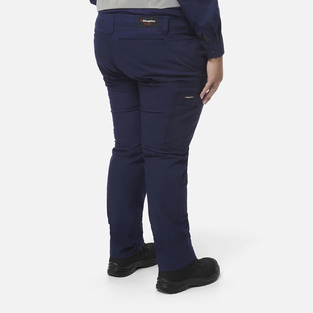 SUPER SALE! KIngGee Womens Workcool Cargo Work Pants FREE Stretch Belt K43012