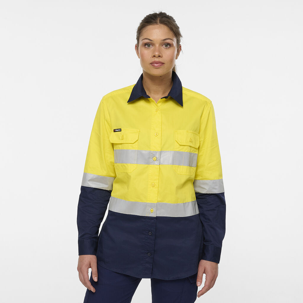 Hard Yakka Women’s  Workcool Pants & Spliced Drill Shirt Uniform Set Workwear HYSET004
