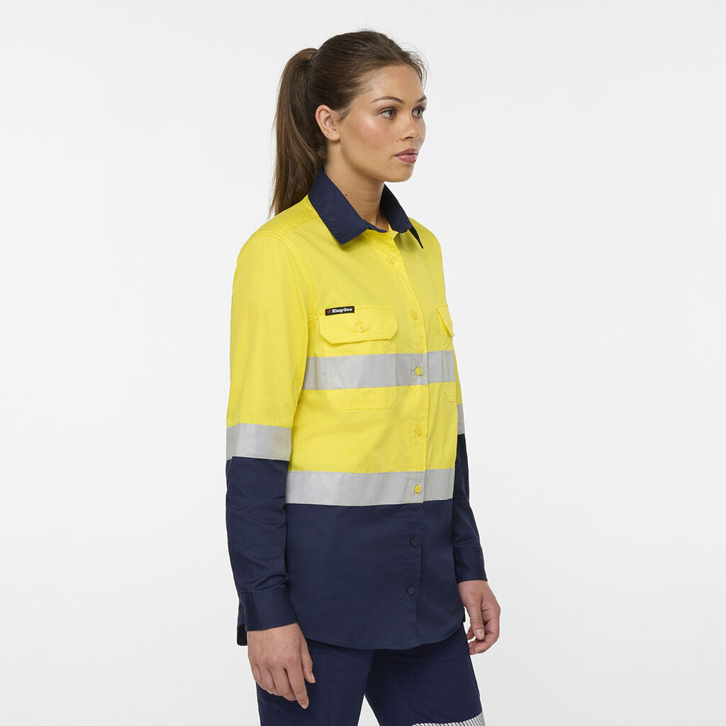 Hard Yakka Women’s  Workcool Pants & Spliced Drill Shirt Uniform Set Workwear HYSET004