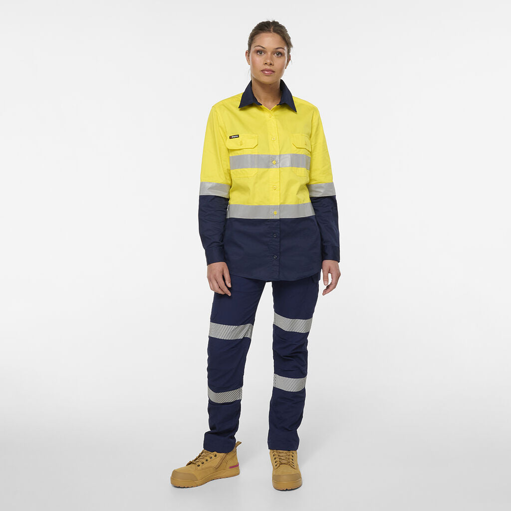 Hard Yakka Women’s  Workcool Pants & Spliced Drill Shirt Uniform Set Workwear HYSET004