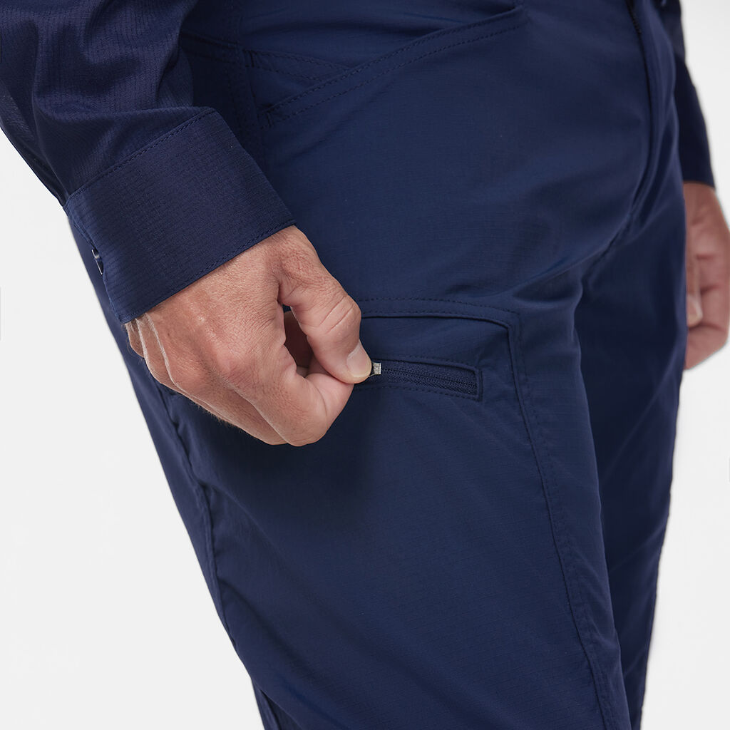 Hard Yakka Mens Lightweight Hi-Vis Shirt & Drycool Reflective Pants Uniform Set Workwear HYSET003