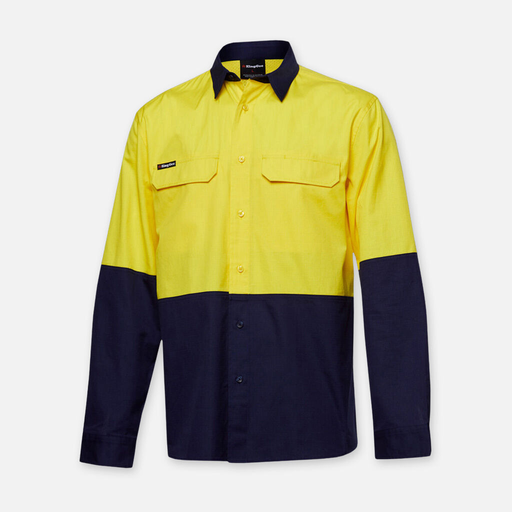 Hard Yakka Mens Workcool Pro Bio Motion Long Sleeve Shirt &amp; Utility Pant Uniform Set HYSET005