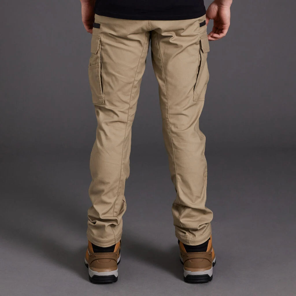 SUPER SALE KingGee Mens Tradies Safety Work Cargo Pants FREE Stretch Belt K69860