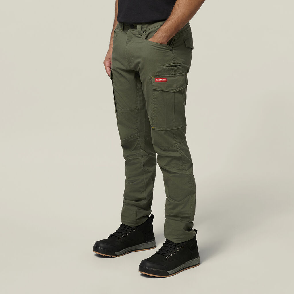 SUPER SALE! Hard Yakka Mens 3056 Cargo Work Pants FREE Stretch Belt Y02255