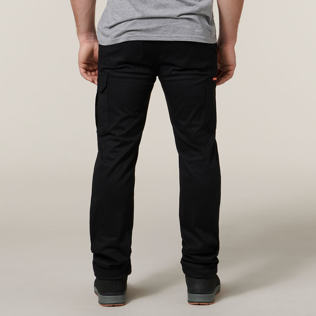 SUPER SALE! Hard Yakka Mens Core Basic Cargo Work Pants FREE Stretch Belt Y02597