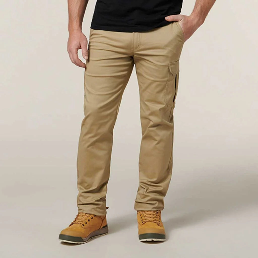 SUPER SALE! Hard Yakka Mens Core Basic Cargo Work Pants FREE Stretch Belt Y02597