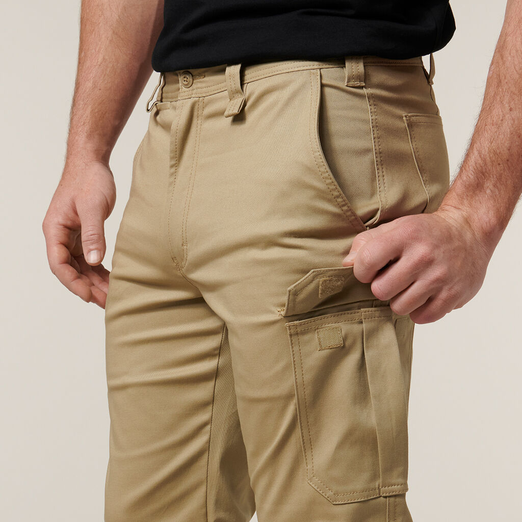 SUPER SALE! Hard Yakka Mens Core Basic Cargo Work Pants FREE Stretch Belt Y02597