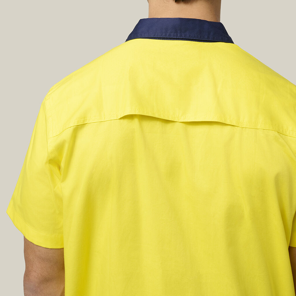 Hard Yakka Mens Lightweight Vented Shirt & Reflective Work Pants Uniform Set  Workwear HYSET001