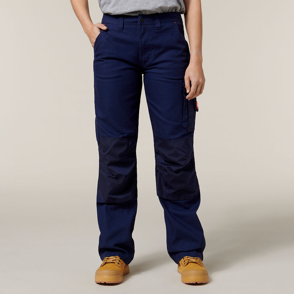 Hard Yakka Women’s  Legends Cargo Pants &amp; Hi-Vis Long Sleeve Shirt HYSET011