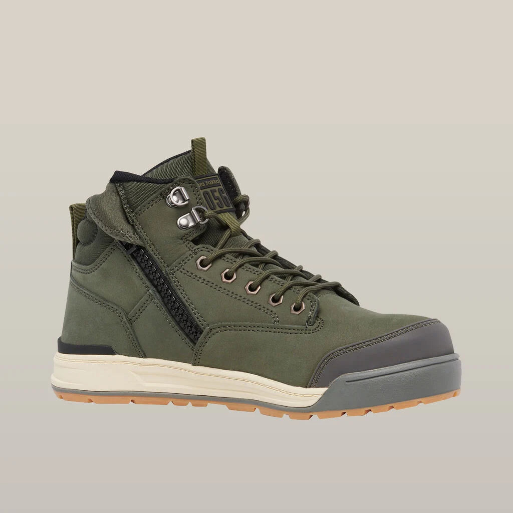 SUPER SALE! Hard Yakka Mens 3056 Lace Up Safety Boot FREE 5Pack Sock Y60203