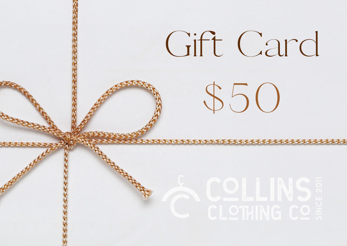 Collins Clothing Co eGift Cards-Collins Clothing Co