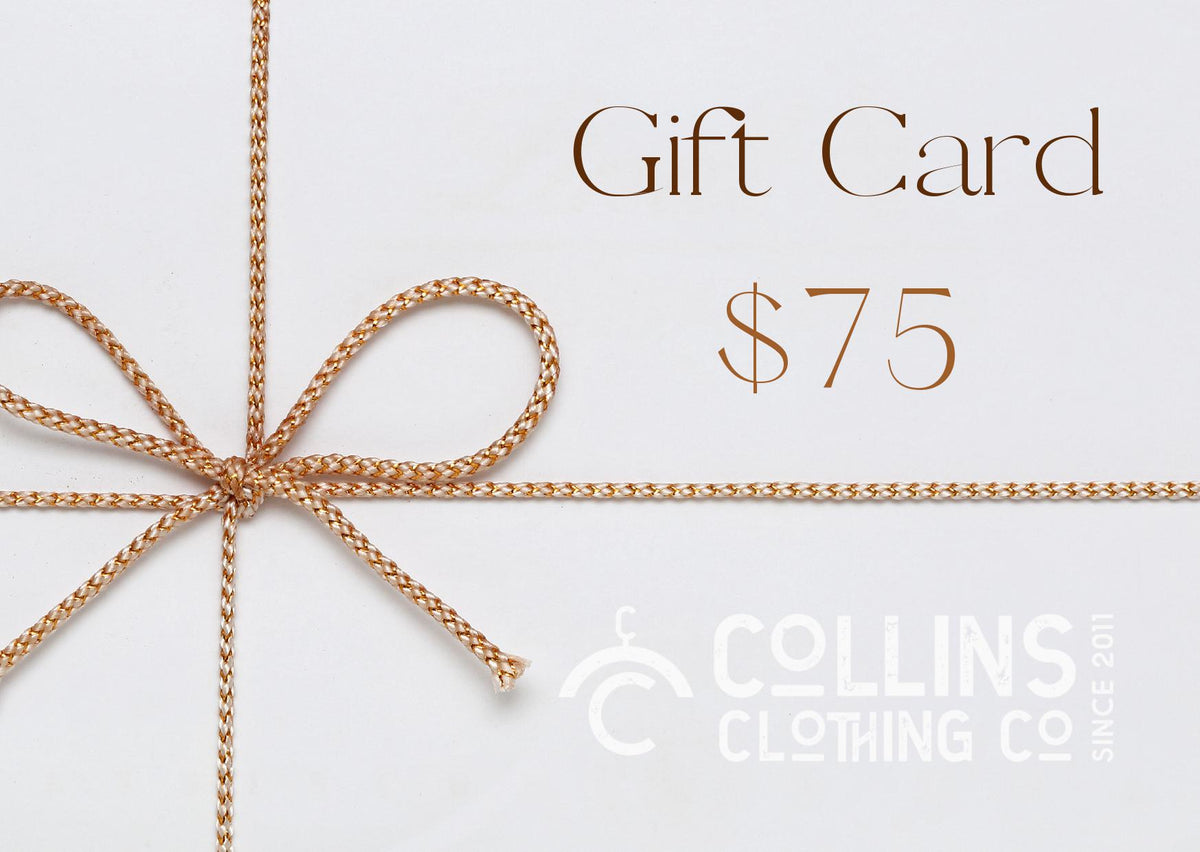 Collins Clothing Co eGift Card-Collins Clothing Co