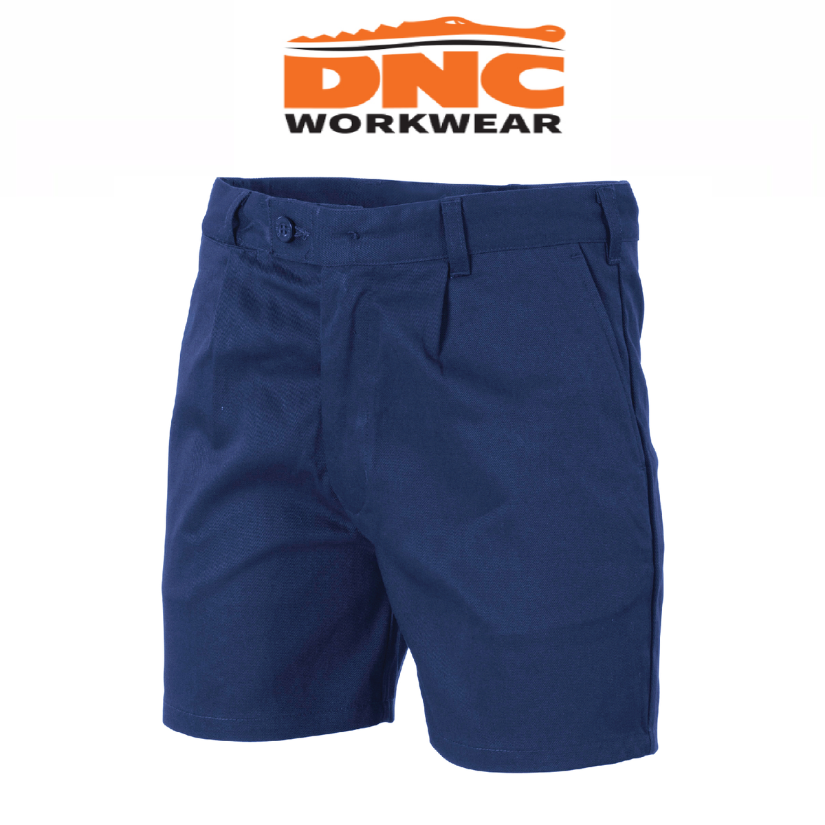 DNC Workwear Men Cotton Drill Belt Loop Short Comfortable Tough Work 3303
