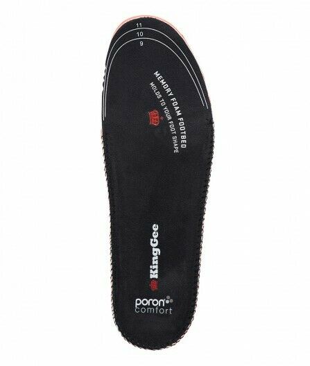 KingGee Mens Tradie Insoles Memory Foam Comfort Trim To Fit Work Safety K09500-Collins Clothing Co