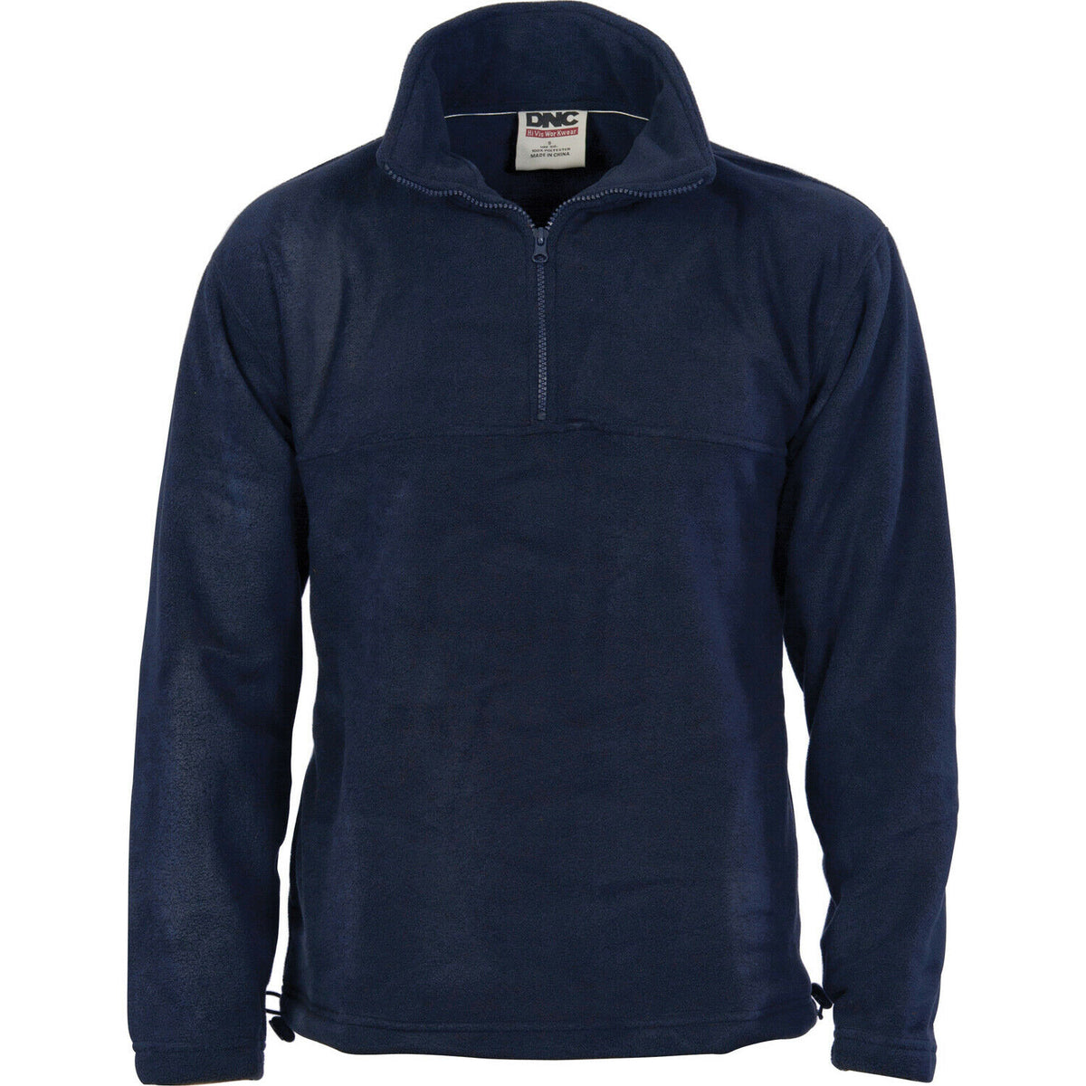 DNC Workwear Unisex Half Zip Polar Fleece Work Warm Winter Comfort Safety 5321