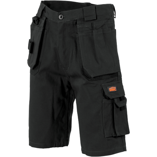 DNC Workwear Men Duratex Cotton Duck Weave Tradies Cargo Shorts Comfort 3336-Collins Clothing Co