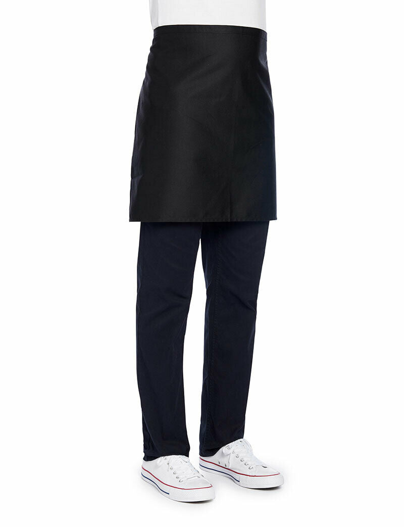 NNT Chef Work Half Apron No Pockets Durable Polycotton Tough Heavyweight CATK2C-Collins Clothing Co