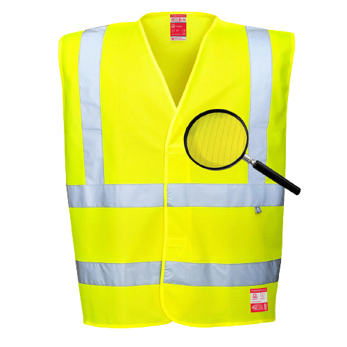Portwest Hi-Vis Anti Static Vest - Flame Resistant Reflective Work Safety FR71-Collins Clothing Co
