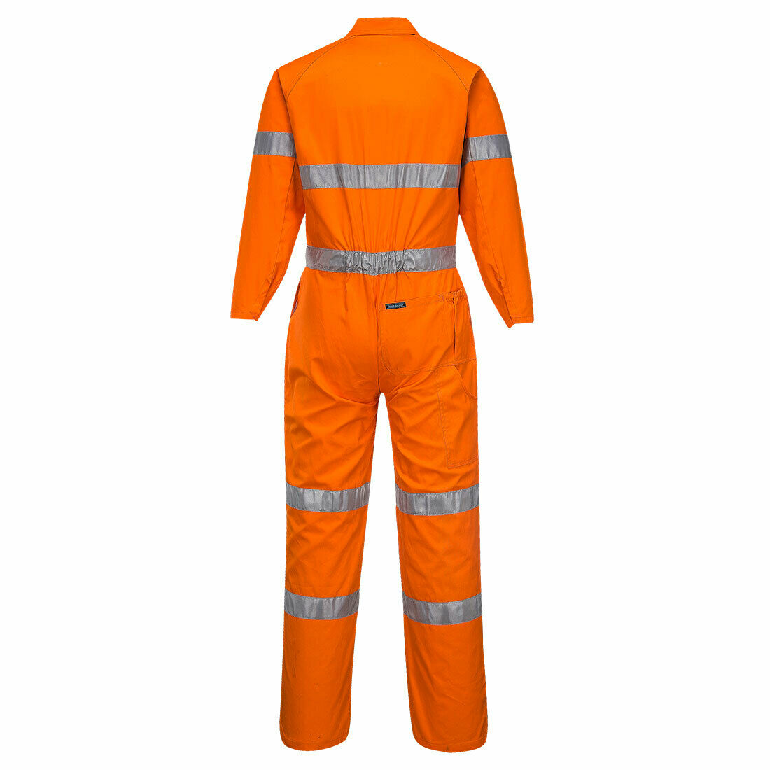 Portwest Mens Lightweight Orange Reinforced Coverall Taped Overalls Cotton MA922-Collins Clothing Co