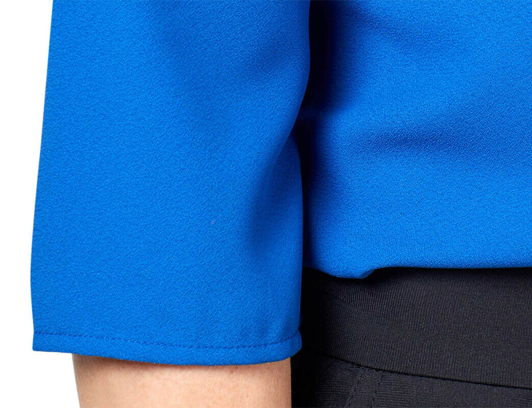 NNT Womens 3/4 Sleeve Pleat Detail Formal Blouse Classic Fit Business CATUDK-Collins Clothing Co