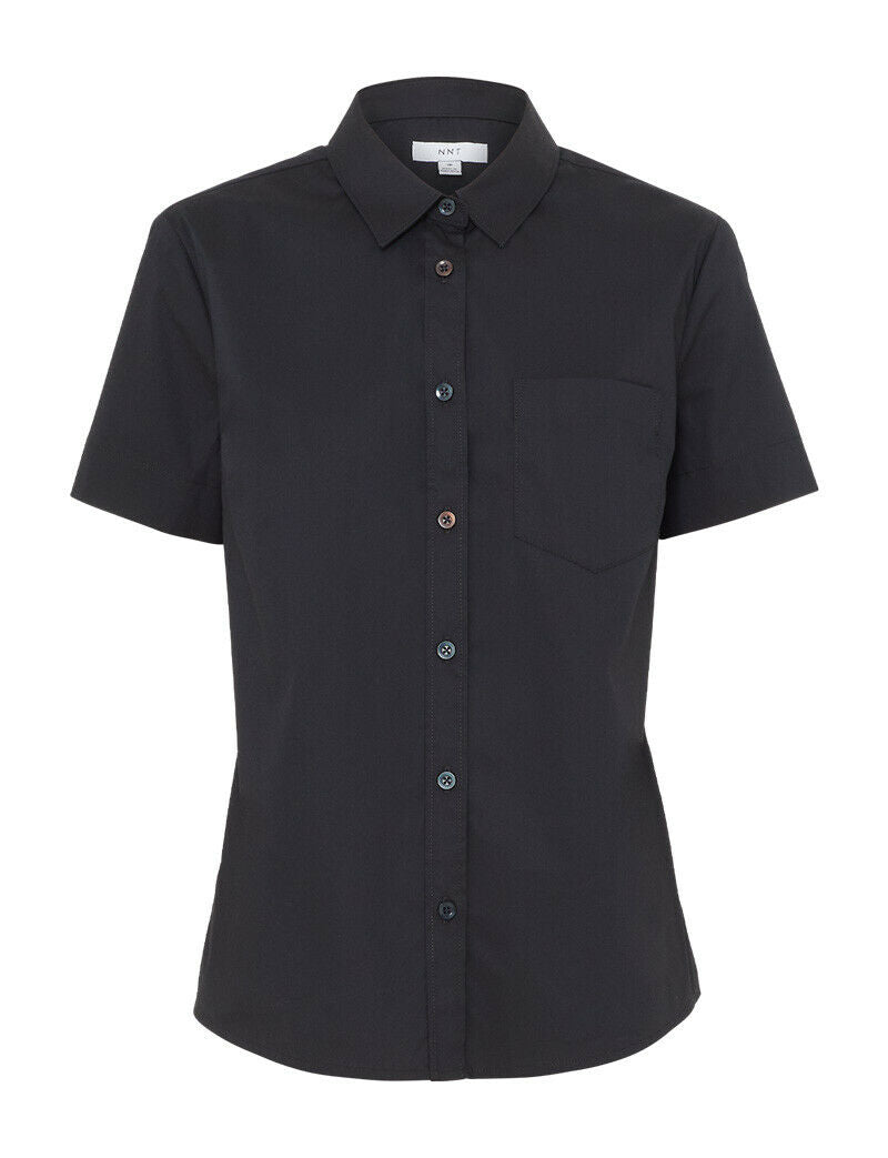 NNT Women Avignon Short Sleeve Slim Shirt Casual Comfortable Business CATUK8-Collins Clothing Co
