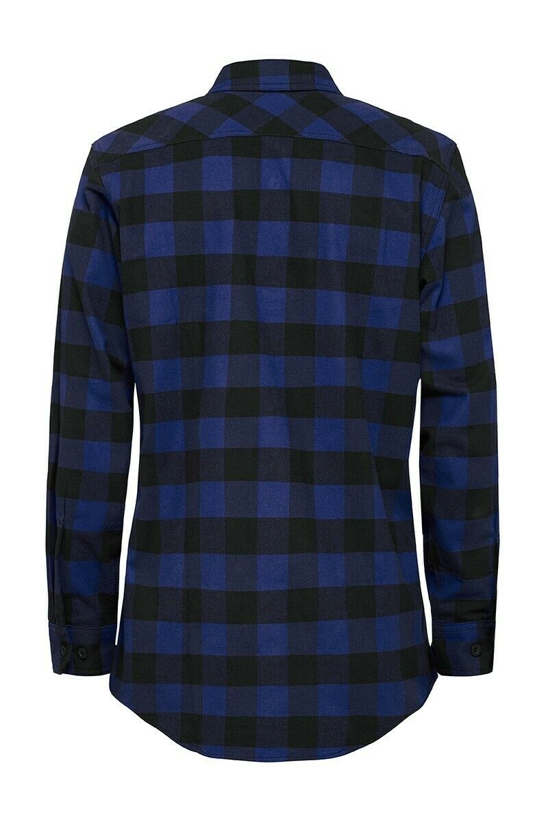 Hard Yakka Check Flannel Long Sleeve Shirt Button Work Hard Fashion Y07295-Collins Clothing Co