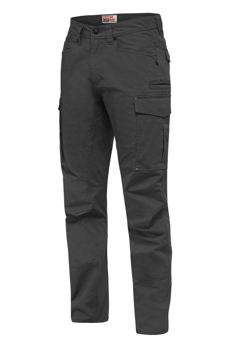 Hard Yakka 3056 Stretch Canvas Slim Fit Cargo Pants NEW Y02880 | eBay
